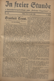 In Freier Stunde : Unterhaltungsbeilage zum „Posener Tageblatt”. Jg.2, Nr. 156 (11 Juli 1928)