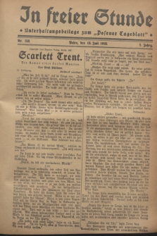 In Freier Stunde : Unterhaltungsbeilage zum „Posener Tageblatt”. Jg.2, Nr. 158 (13 Juli 1928)