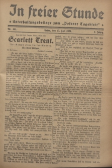 In Freier Stunde : Unterhaltungsbeilage zum „Posener Tageblatt”. Jg.2, Nr. 161 (17 Juli 1928)