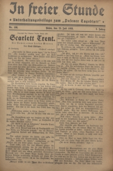 In Freier Stunde : Unterhaltungsbeilage zum „Posener Tageblatt”. Jg.2, Nr. 166 (22 Juli 1928)