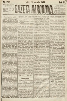 Gazeta Narodowa. 1864, nr 189
