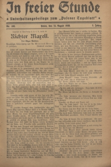 In Freier Stunde : Unterhaltungsbeilage zum „Posener Tageblatt”. Jg.2, Nr. 193 (24 August 1928)