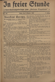 In Freier Stunde : Unterhaltungsbeilage zum „Posener Tageblatt”. Jg.2, Nr. 230 (6 Oktober 1928)