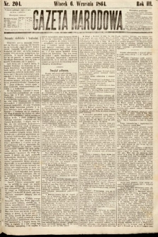 Gazeta Narodowa. 1864, nr 204