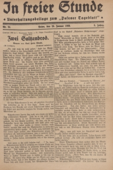 In Freier Stunde : Unterhaltungsbeilage zum „Posener Tageblatt”. Jg.3, Nr. 24 (29 Januar 1929)