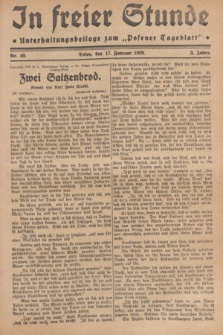 In Freier Stunde : Unterhaltungsbeilage zum „Posener Tageblatt”. Jg.3, Nr. 40 (17 Februar 1929)