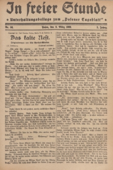In Freier Stunde : Unterhaltungsbeilage zum „Posener Tageblatt”. Jg.3, Nr. 56 (8 März 1929)