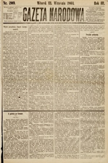 Gazeta Narodowa. 1864, nr 209