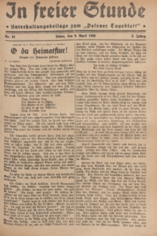 In Freier Stunde : Unterhaltungsbeilage zum „Posener Tageblatt”. Jg.3, Nr. 81 (9 April 1929)