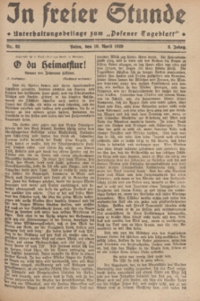 In Freier Stunde : Unterhaltungsbeilage zum „Posener Tageblatt”. Jg.3, Nr. 82 (10 April 1929)
