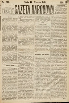 Gazeta Narodowa. 1864, nr 210