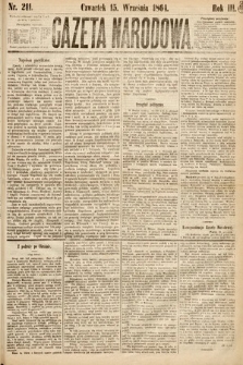 Gazeta Narodowa. 1864, nr 211