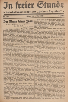 In Freier Stunde : Unterhaltungsbeilage zum „Posener Tageblatt”. Jg.3, Nr. 103 (5 Mai 1929)
