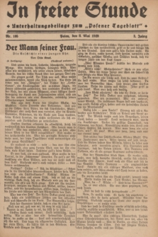 In Freier Stunde : Unterhaltungsbeilage zum „Posener Tageblatt”. Jg.3, Nr. 105 (8 Mai 1929)