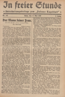 In Freier Stunde : Unterhaltungsbeilage zum „Posener Tageblatt”. Jg.3, Nr. 112 (17 Mai 1929)