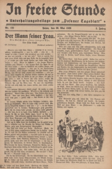 In Freier Stunde : Unterhaltungsbeilage zum „Posener Tageblatt”. Jg.3, Nr. 122 (30 Mai 1929)