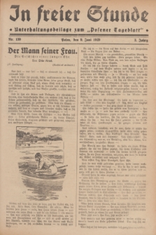 In Freier Stunde : Unterhaltungsbeilage zum „Posener Tageblatt”. Jg.3, Nr. 130 (9 Juni 1929)