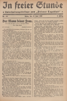 In Freier Stunde : Unterhaltungsbeilage zum „Posener Tageblatt”. Jg.3, Nr. 132 (12 Juni 1929)