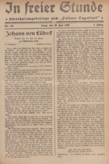 In Freier Stunde : Unterhaltungsbeilage zum „Posener Tageblatt”. Jg.3, Nr. 146 (28 Juni 1929)