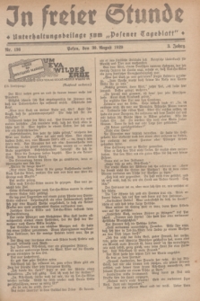 In Freier Stunde : Unterhaltungsbeilage zum „Posener Tageblatt”. Jg.3, Nr. 198 (30 August 1929)
