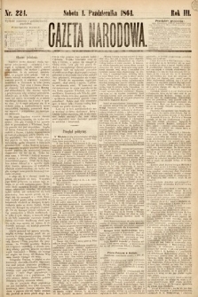 Gazeta Narodowa. 1864, nr 224