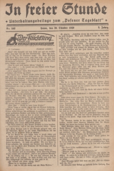 In Freier Stunde : Unterhaltungsbeilage zum „Posener Tageblatt”. Jg.3, Nr. 242 (20 Oktober 1929)