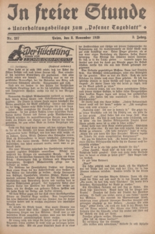 In Freier Stunde : Unterhaltungsbeilage zum „Posener Tageblatt”. Jg.3, Nr. 257 (8 November 1929)