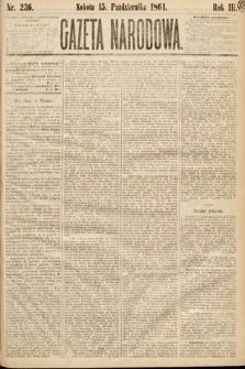 Gazeta Narodowa. 1864, nr 236