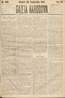 Gazeta Narodowa. 1864, nr 243