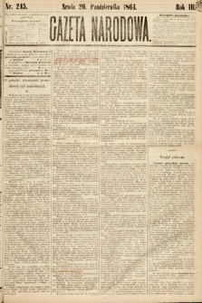 Gazeta Narodowa. 1864, nr 245