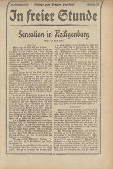 In Freier Stunde : Beilage zum „Posener Tageblatt”. 1934, Nr. 273 (30 November)