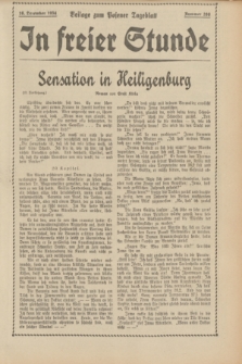 In Freier Stunde : Beilage zum „Posener Tageblatt”. 1934, Nr. 286 (16 December)