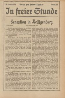 In Freier Stunde : Beilage zum „Posener Tageblatt”. 1934, Nr. 287 (18 December)
