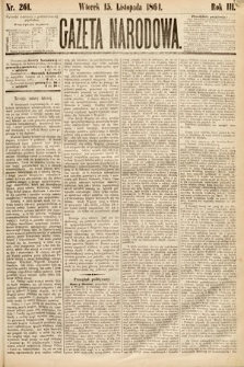 Gazeta Narodowa. 1864, nr 261