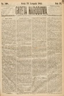 Gazeta Narodowa. 1864, nr 268