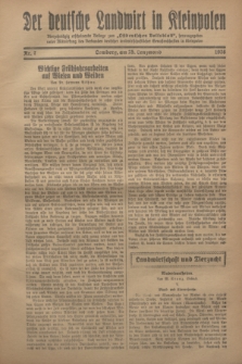 Der Deutsche Landwirt in Kleinpolen : vierzehntägig erscheinende Beilage zum „Ostdeutschen Volksblatt”. 1928, Nr. 7 (25 Lenzmond [März])
