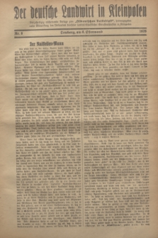 Der Deutsche Landwirt in Kleinpolen : vierzehntägig erscheinende Beilage zum „Ostdeutschen Volksblatt”. 1928, Nr. 8 (8 Ostermond [April])