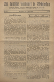 Der Deutsche Landwirt in Kleinpolen : vierzehntägig erscheinende Beilage zum „Ostdeutschen Volksblatt”. 1928, Nr. 19 (9 Scheiding [September])