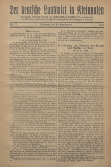 Der Deutsche Landwirt in Kleinpolen : vierzehntägig erscheinende Beilage zum „Ostdeutschen Volksblatt”. 1928, Nr. 27 (30 Christmont [Dezember])