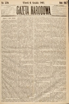 Gazeta Narodowa. 1864, nr 279