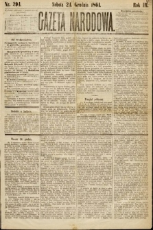 Gazeta Narodowa. 1864, nr 294