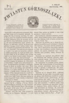 Zwiastun Górnoszlązki. R.1, nr 4 (14 lutego 1868)