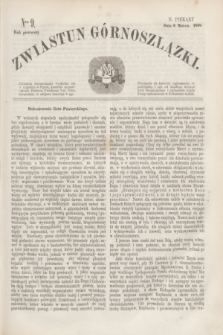 Zwiastun Górnoszlązki. R.1, nr 9 (6 marca 1868)