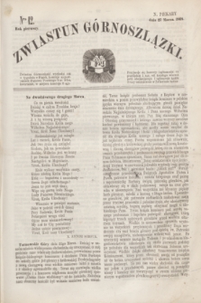 Zwiastun Górnoszlązki. R.1, nr 12 (27 marca 1868)