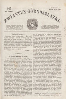 Zwiastun Górnoszlązki. R.1, nr 13 (31 marca 1868)