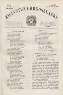 Zwiastun Górnoszlązki. R.1, nr 15 (10 kwietnia 1868)