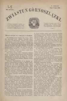 Zwiastun Górnoszlązki. R.1, nr 27 (3 lipca 1868)