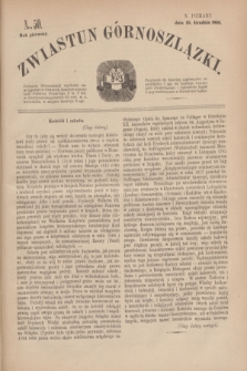 Zwiastun Górnoszlązki. R.1, nr 50 (10 grudnia 1868)