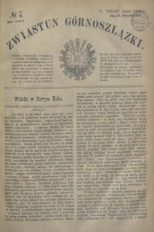 Zwiastun Górnoszlązki. R.3, № 3 (20 stycznia 1870) + dod.