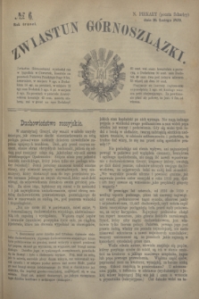 Zwiastun Górnoszlązki. R.3, № 6 (10 lutego 1870) + dod.